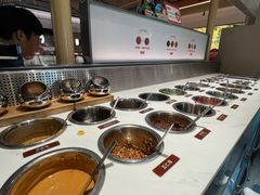 自助调料区-左庭右院鲜牛肉火锅(苏州园区永旺店)