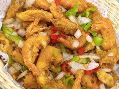 椒盐基围虾-皮五鱼汤面(老街店)