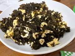 地皮菜炒鸡蛋-茅山风味馆