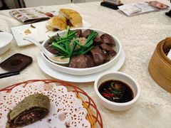 姜茸韭菜浸猪红-顺德人家食府(黄金广场店)