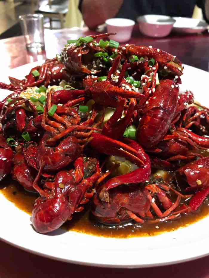 楚虾王-"上次同事介绍过来他们家吃过一次小龙虾后觉.