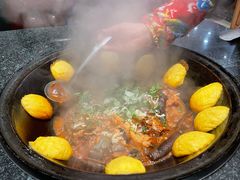 鱼锅贴饼子-老渔翁炖鱼坊(开发区东山总店)