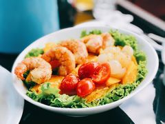 鲜橙老虎虾沙拉-Lets burger非常汉堡·环球风味(蓝色港湾店)
