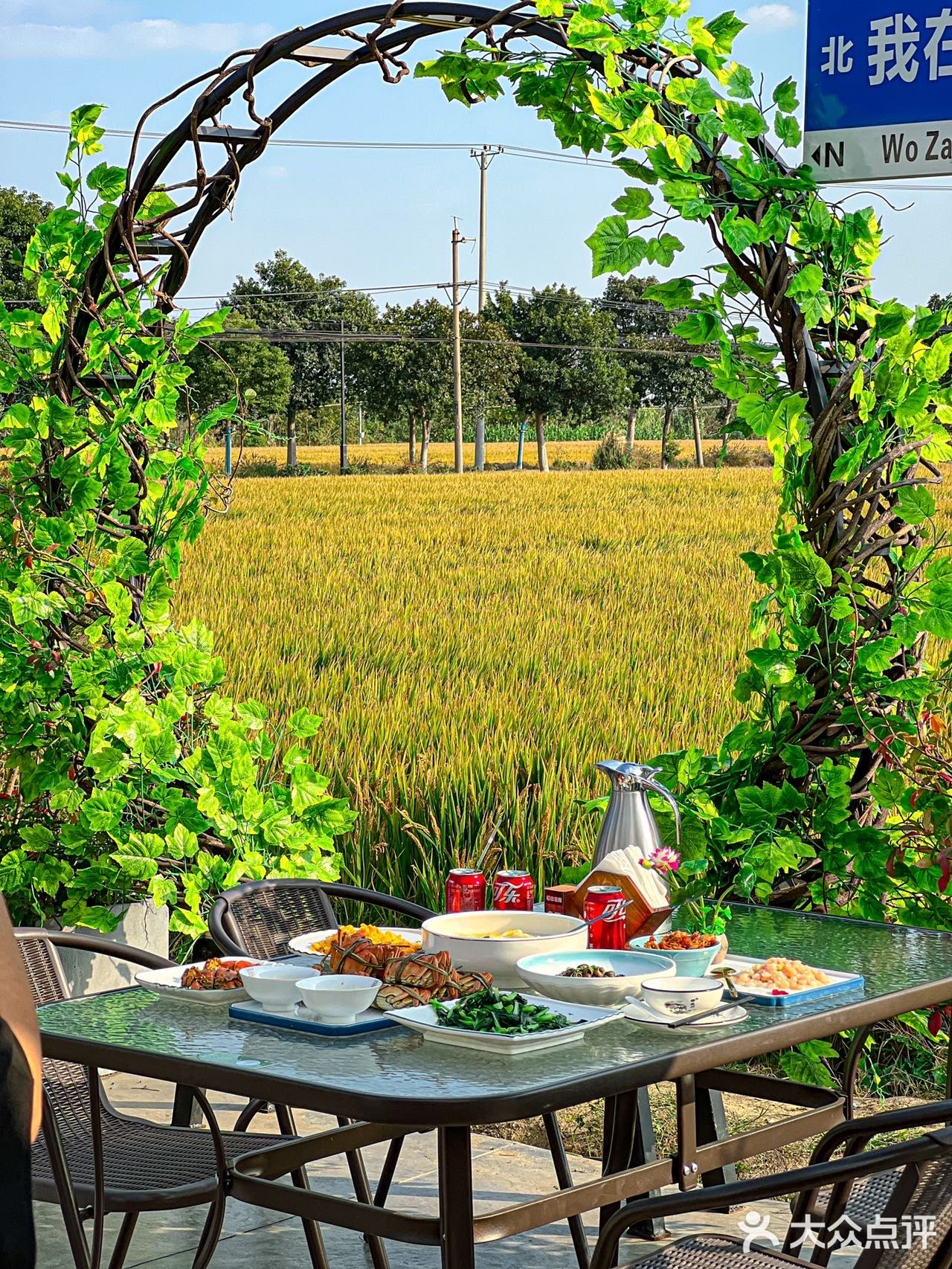 永远可以相信苏州的浪漫🥀稻田边吃大闸蟹