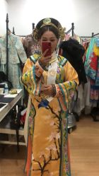 -后宫·古装汉服京剧儿童亲子全家福摄影