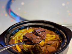 鹅血针菜煲-老六海鲜城