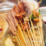 今天火锅吃撑了,超满足