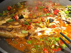 干锅翘鱼-建辉湖南土菜馆(南大街店)