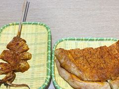 新疆烤馕饼-赛丽麦·牛肉面·美食博物馆(首经贸店)