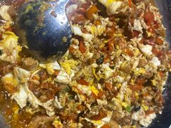 干锅蛋香花猪肉-时间仓(月湖公园店)