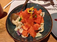 木瓜蟹子牛油果沙拉-原石牛扒·约会餐厅(龙城万科里店)