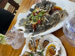 油泼多宝鱼-桔子海鲜烧烤大排档(台东店)