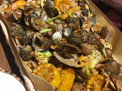 -东来菜馆•手抓海鲜家常菜•海鲜锅贴(鸽子窝店)