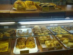 面包甜点陈列柜-一鸣真鲜奶吧(景城花园奶吧)