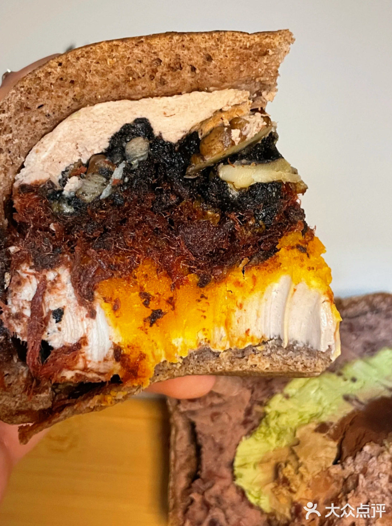 黑芝麻核桃 咸蛋黄 可可奶酪 肉松欧包