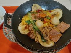 香辣地锅火腿-上海中医药大学-食堂