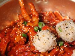 辣烤鸡爪-富乐满韩国正宗炸鸡韩国料理(虹泉路店)