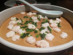 小葱河虾仁蒸蛋-南京大牌档(之心城店)