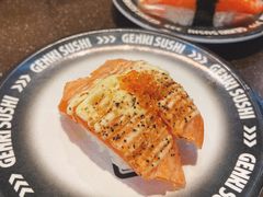 炙烧明太子三文鱼寿司-元气寿司(东方宝泰店)