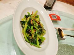 茶树菇炒菜心-北京老铺烤鸭(高新店)