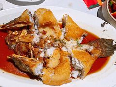 黄油花雕浸笋壳鱼-玫瑰厅上海菜(兴国路店)