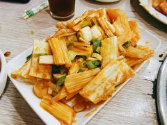 烤牛板筋-平山城鑫烧烤(建国楼店)