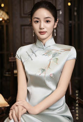 -禾米旗袍妈妈装礼服定制(嘉业国贸店)