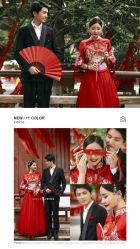 -红番婚纱礼服