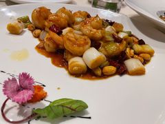 宫保海白虾-唐拉雅秀酒店-唐苑中餐厅