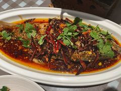 蒜爆鱼-百味地锅鸡(财校分店)