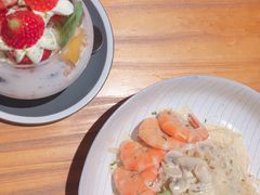 芝士蘑菇鲜虾意大利面-BE BRIGHT KITCHEN(正佳广场店)