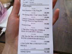 账单-Le Chalet Dalat