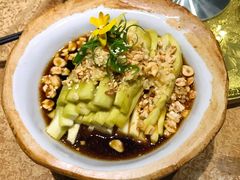 京味蒜香拌青茄-宋庄魁元艺术餐厅