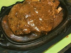 铁板西冷牛扒-胜利茶餐室