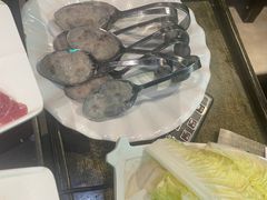 自制水晶虾滑-宽板凳老灶火锅(簋街店)
