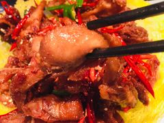 火辣辣的爆炒仔鸡-湘轩·土菜研究院(光大店)