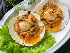 粉丝蒸扇贝-开海·红岛海鲜虾水饺(石老人店)