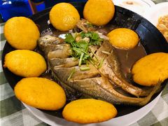 杂鱼贴饼子-华圆美食