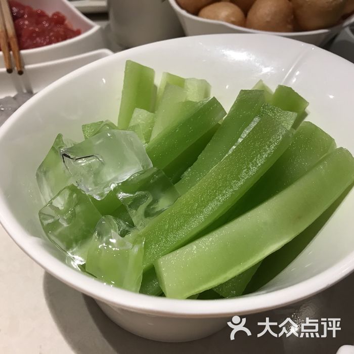 海底捞绿色脆脆的菜图片