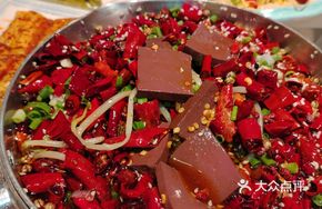 Special Duck Blood with Horse-Shaped Ladle
