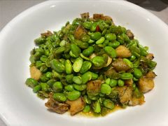 黄鱼鲞煎毛豆-小厨师·二十年沈家门小海鲜(百井坊巷店)