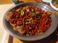 招牌香辣多宝鱼-连锦记海鲜烧烤大排档·锦州特色(西安路交大店)