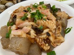 三鲜煎焖子-睿柏云酒店-餐厅