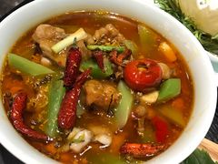 椒香水煮跳水蛙-柒园·三十年创意杭帮菜(龙湖滨江天街店)