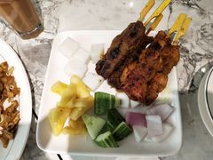 沙爹鸡牛肉拼盘-关夫人餐厅(阳光广场店)