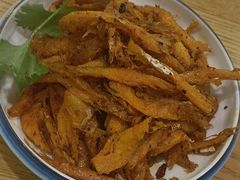 拌明太鱼丝-大同江朝鲜菜•长春地标美食(绿园吾悦广场店)