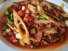 肝腰合炒-柏合黄记豆腐皮饭店