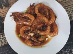 油焖大虾-1910老鲁味海鲜·戳子肉·青岛菜(金沙滩店)