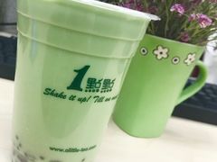 红豆抹茶奶茶-1点点(芦潮港店)