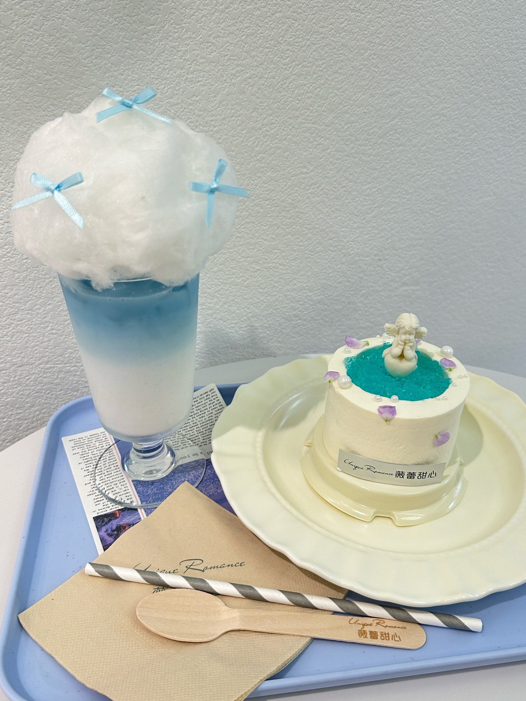 推荐一下成华区的宝藏甜品店,装修很梦幻,甜品07好看还好吃97老板